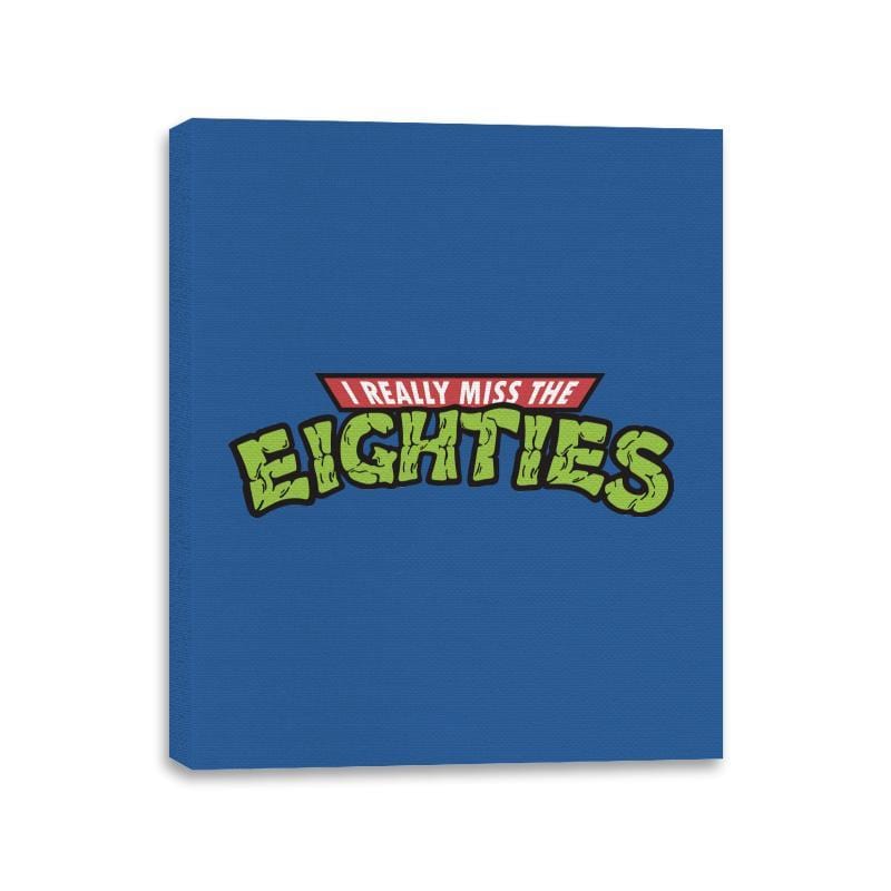 I Really Miss The Eighties - Canvas Wraps Canvas Wraps RIPT Apparel 11x14 / Royal
