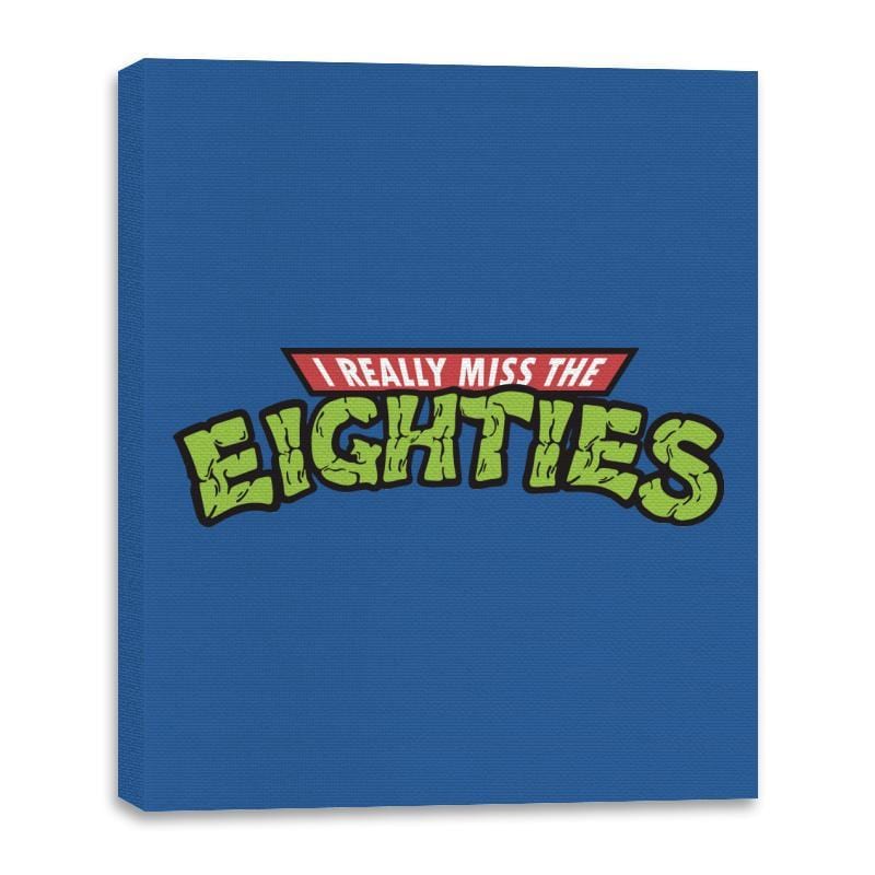 I Really Miss The Eighties - Canvas Wraps Canvas Wraps RIPT Apparel 16x20 / Royal