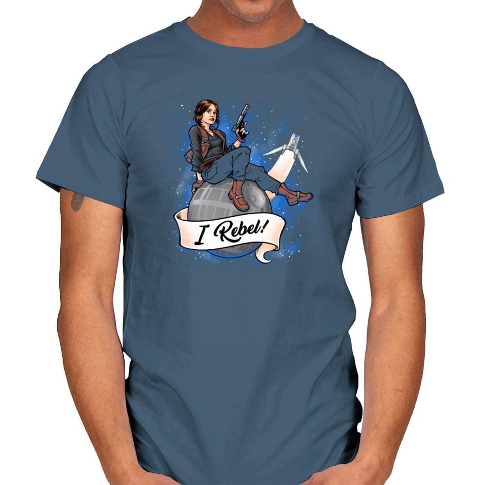 I Rebel! Exclusive - Mens T-Shirts RIPT Apparel Small / Indigo Blue