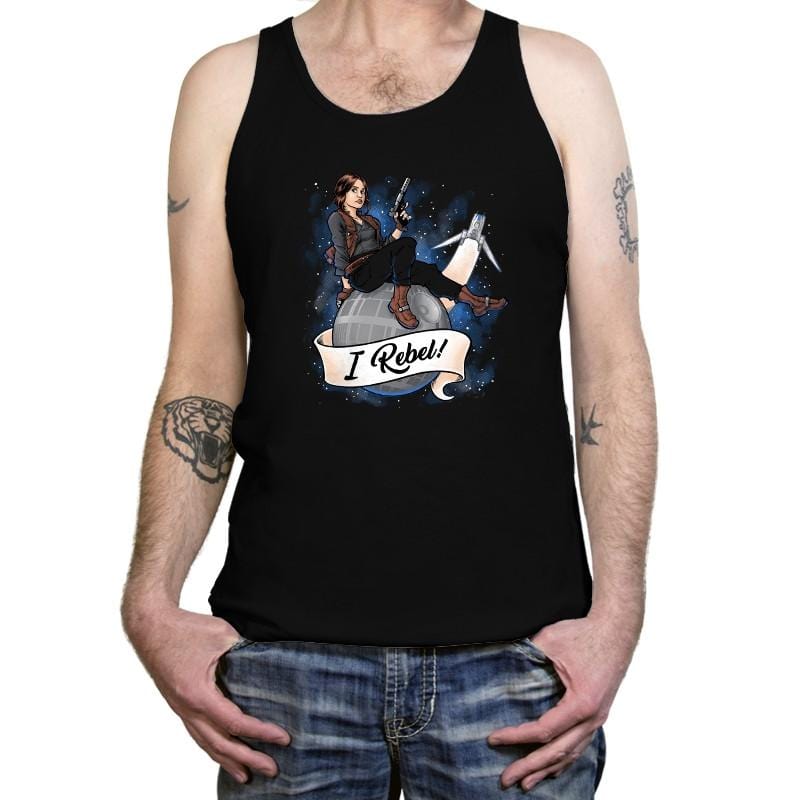 I Rebel! Exclusive - Tanktop Tanktop RIPT Apparel X-Small / Black