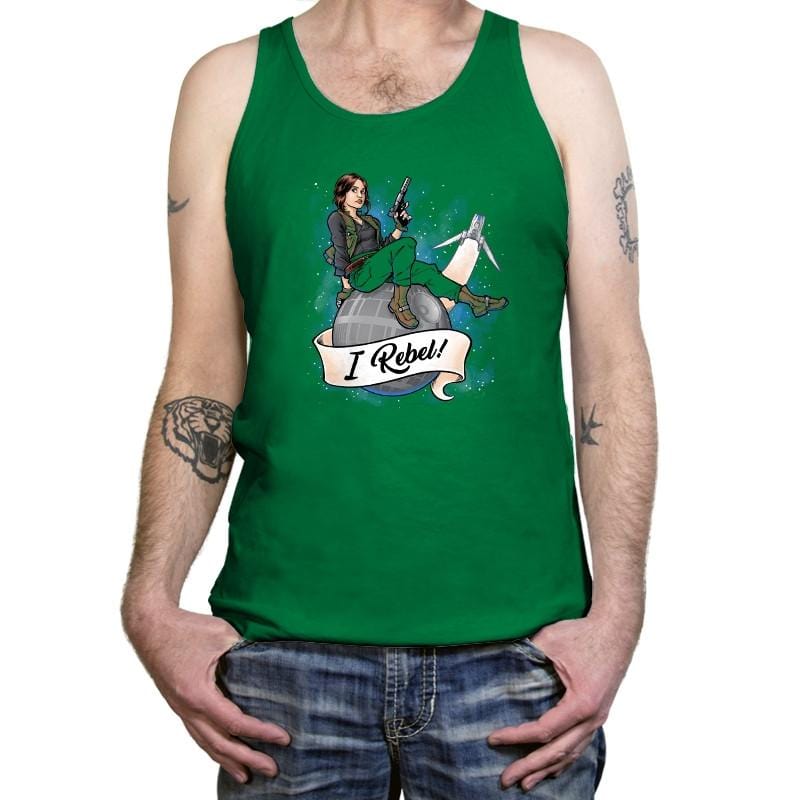 I Rebel! Exclusive - Tanktop Tanktop RIPT Apparel X-Small / Kelly