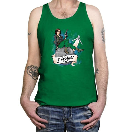 I Rebel! Exclusive - Tanktop Tanktop RIPT Apparel X-Small / Kelly