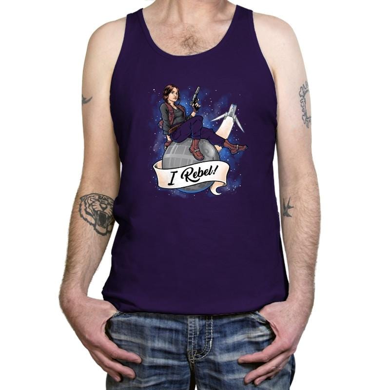 I Rebel! Exclusive - Tanktop Tanktop RIPT Apparel X-Small / Team Purple