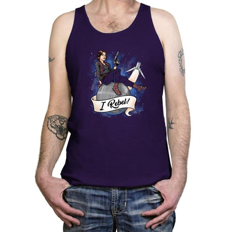 I Rebel! Exclusive - Tanktop Tanktop RIPT Apparel X-Small / Team Purple