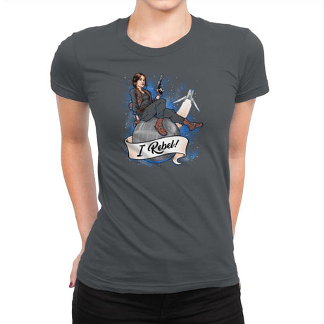 I Rebel! Exclusive - Womens Premium T-Shirts RIPT Apparel Small / Heavy Metal