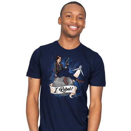 I Rebel! - Mens T-Shirts RIPT Apparel Small / Navy