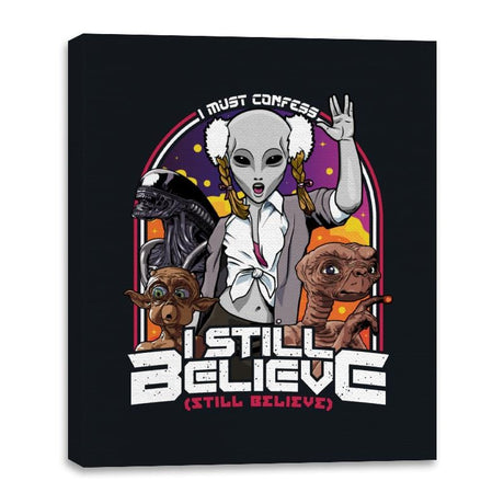 I Still Believe - Canvas Wraps Canvas Wraps RIPT Apparel 16x20 / Black