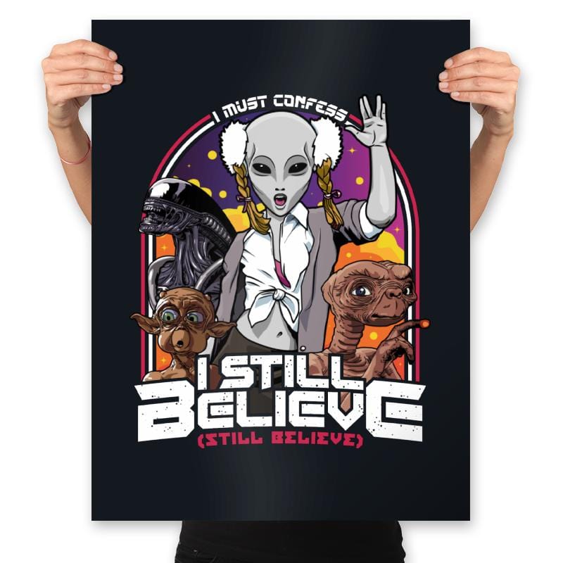 I Still Believe - Prints Posters RIPT Apparel 18x24 / Black