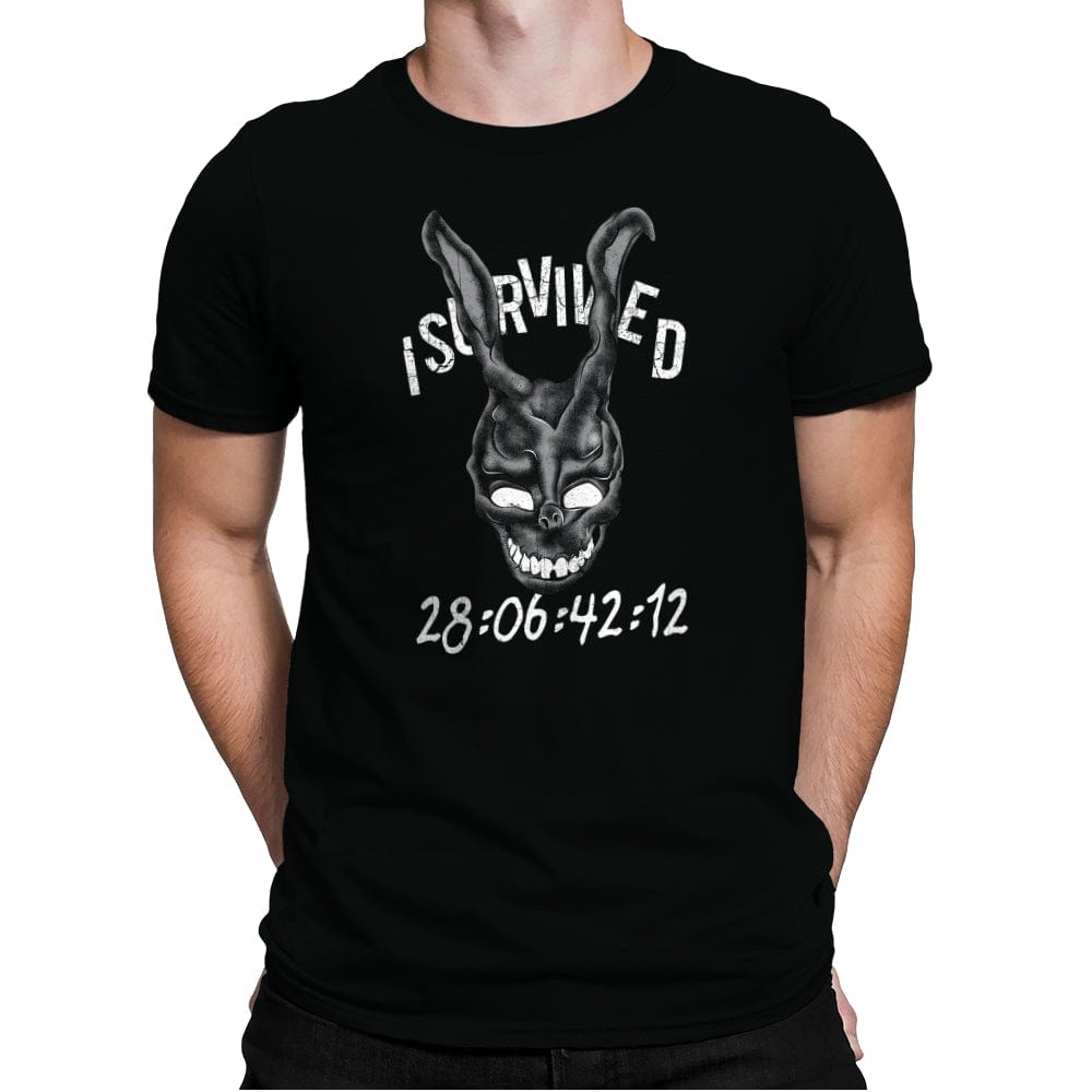 I Survived 28:06:42:12 - Mens Premium T-Shirts RIPT Apparel Small / Black