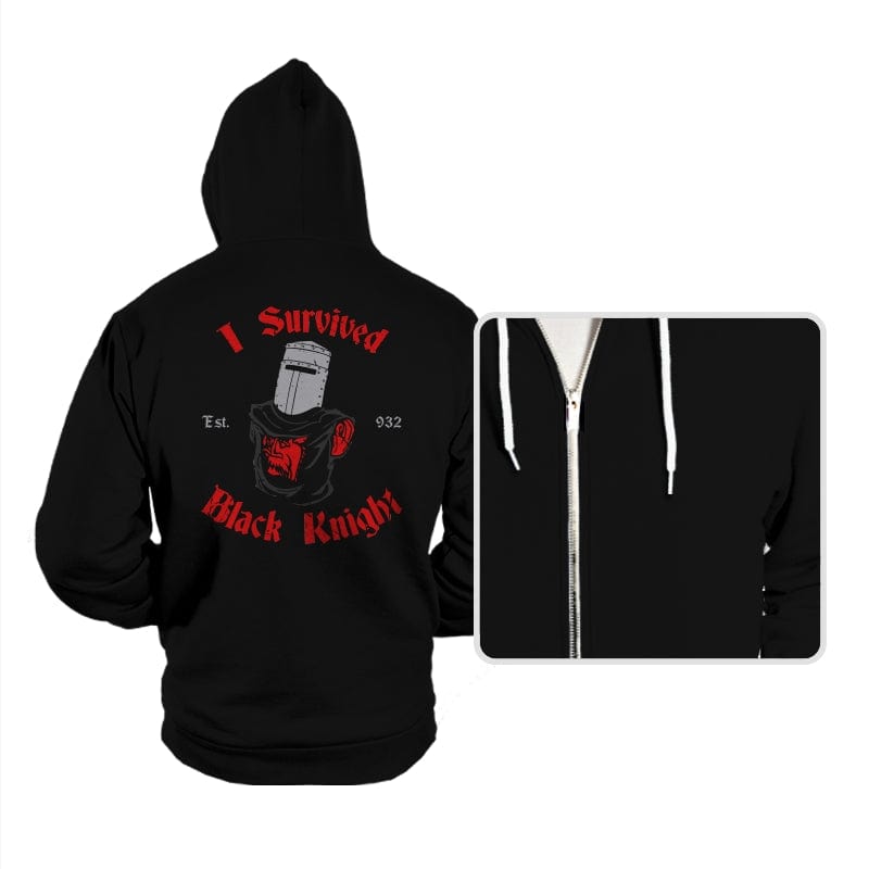 I Survived Black Knight - Hoodies Hoodies RIPT Apparel Small / Black