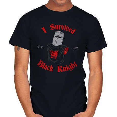 I Survived Black Knight - Mens T-Shirts RIPT Apparel Small / Black