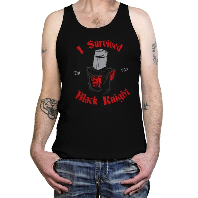 I Survived Black Knight - Tanktop Tanktop RIPT Apparel X-Small / Black