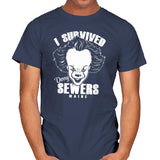 I Survived Derry Sewers - Mens T-Shirts RIPT Apparel Small / Navy