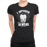 I Survived Derry Sewers - Womens Premium T-Shirts RIPT Apparel Small / Black