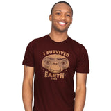 I Survived Earth - Mens T-Shirts RIPT Apparel