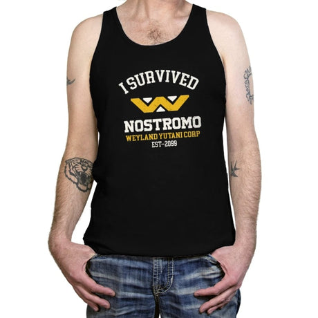 I Survived Nostromo - Tanktop Tanktop RIPT Apparel X-Small / Black