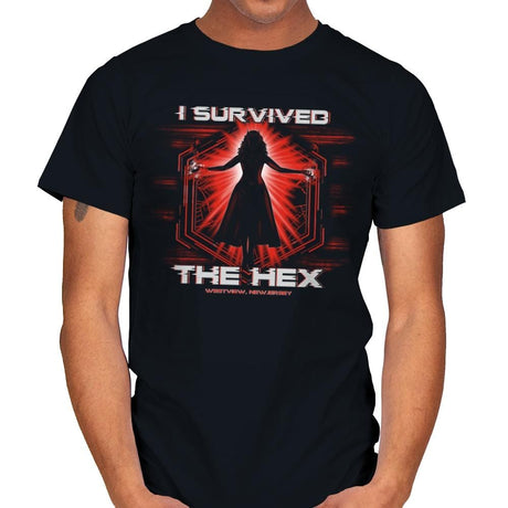I Survived The Hex - Mens T-Shirts RIPT Apparel Small / Black