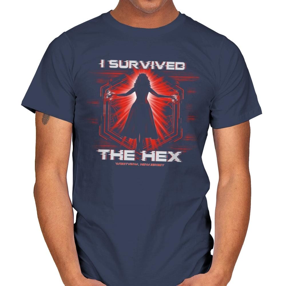 I Survived The Hex - Mens T-Shirts RIPT Apparel Small / Navy