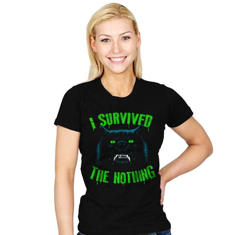 I Survived The Nothing - Womens T-Shirts RIPT Apparel Small / Black