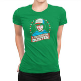 I Voted for Dustin Exclusive - Womens Premium T-Shirts RIPT Apparel Small / Kelly Green