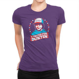 I Voted for Dustin Exclusive - Womens Premium T-Shirts RIPT Apparel Small / Purple Rush