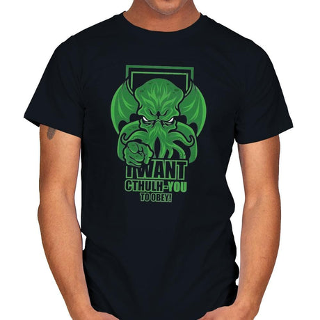 I Want Cthulh-YOU - Mens T-Shirts RIPT Apparel Small / Black