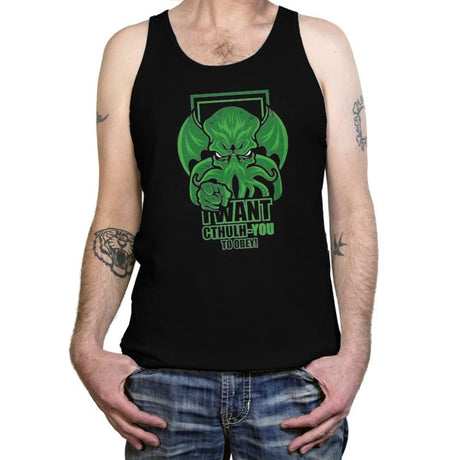 I Want Cthulh-YOU - Tanktop Tanktop RIPT Apparel X-Small / Black