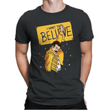 I Want To Believe! - Mens Premium T-Shirts RIPT Apparel Small / Heavy Metal