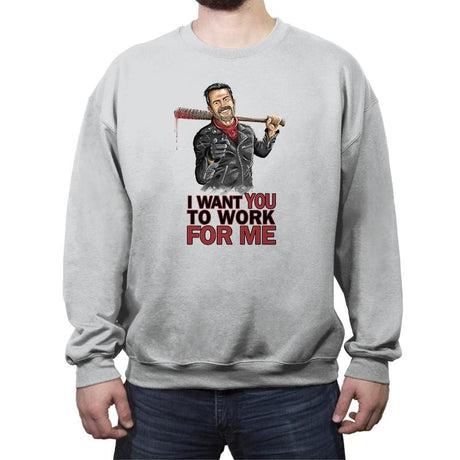 I Want YOU - Crew Neck Sweatshirt Crew Neck Sweatshirt RIPT Apparel