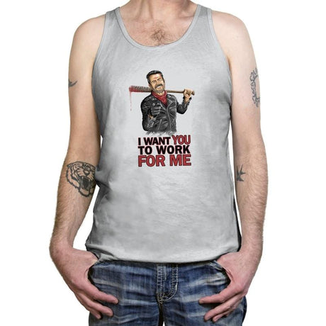 I Want YOU - Tanktop Tanktop RIPT Apparel X-Small / Silver