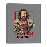 I Want You To Abide - Canvas Wraps Canvas Wraps RIPT Apparel