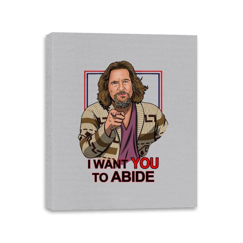 I Want You To Abide - Canvas Wraps Canvas Wraps RIPT Apparel 11x14 / Heather