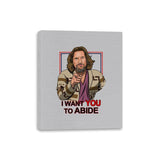 I Want You To Abide - Canvas Wraps Canvas Wraps RIPT Apparel 8x10 / Heather