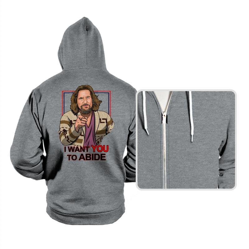 I Want You To Abide - Hoodies Hoodies RIPT Apparel