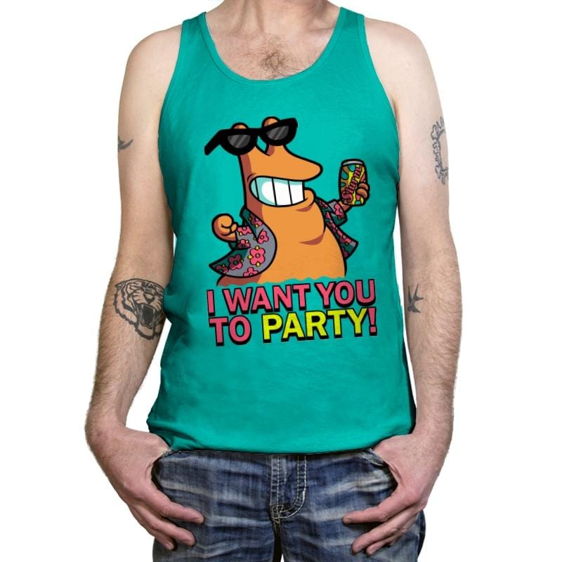 I Want You To PARTY! - Tanktop Tanktop RIPT Apparel
