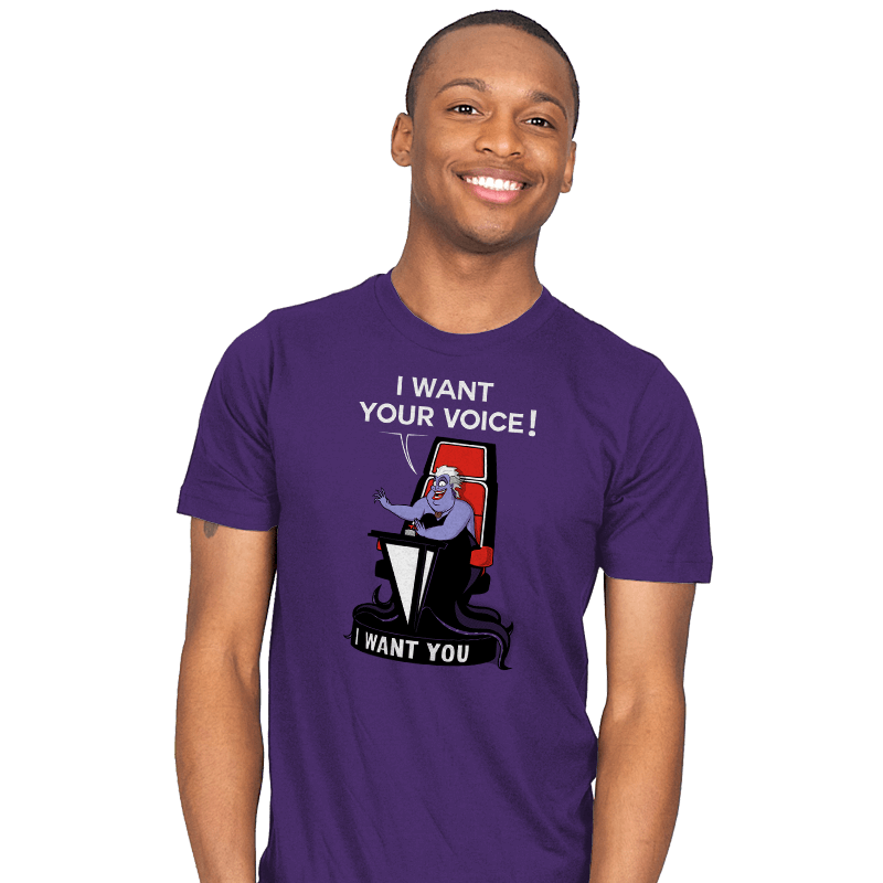 I Want Your VOICE! - Mens T-Shirts RIPT Apparel