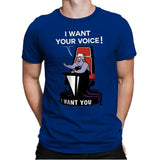 I Want Your Voice Now! - Raffitees - Mens Premium T-Shirts RIPT Apparel Small / Royal