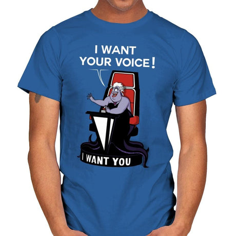 I Want Your Voice Now! - Raffitees - Mens T-Shirts RIPT Apparel Small / Royal