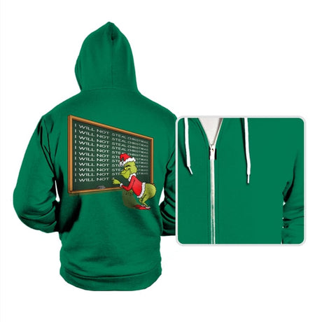 I will not Steal Christmas - Hoodies Hoodies RIPT Apparel Small / Kelly