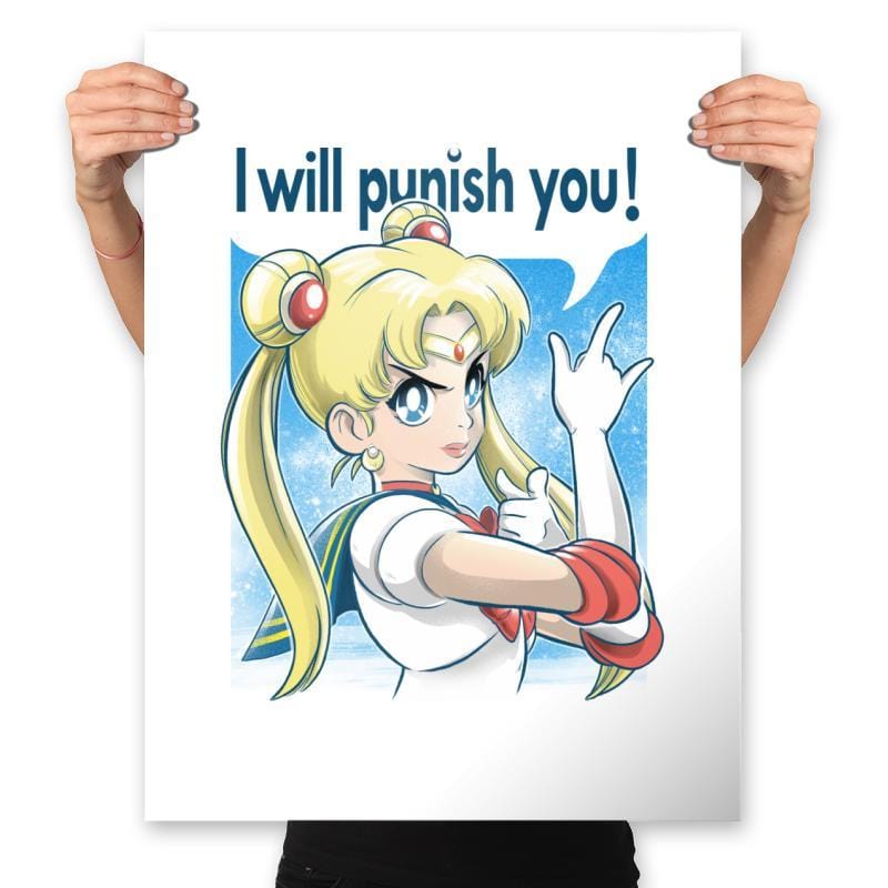 I will punish you - Prints Posters RIPT Apparel 18x24 / White