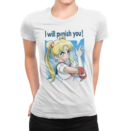 I will punish you - Womens Premium T-Shirts RIPT Apparel Small / White