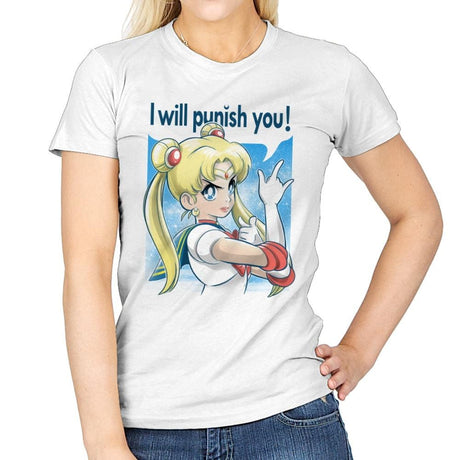 I will punish you - Womens T-Shirts RIPT Apparel Small / White