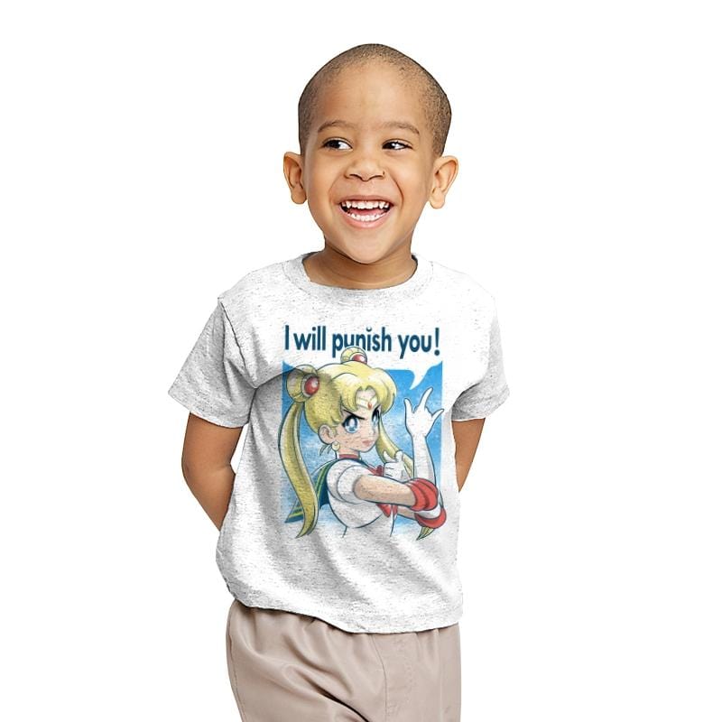 I will punish you - Youth T-Shirts RIPT Apparel X-small / White