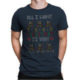 I Wish Thor You - Ugly Holiday - Mens Premium T-Shirts RIPT Apparel Small / Indigo