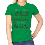 I Wish Thor You - Ugly Holiday - Womens T-Shirts RIPT Apparel Small / Irish Green