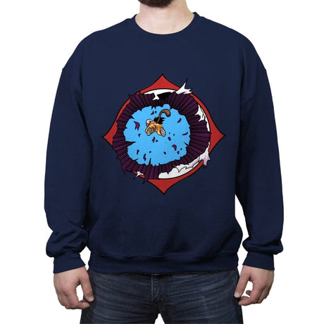 I Won!! - Crew Neck Sweatshirt Crew Neck Sweatshirt RIPT Apparel Small / Navy