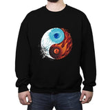 Ice and Fire - Crew Neck Sweatshirt Crew Neck Sweatshirt RIPT Apparel