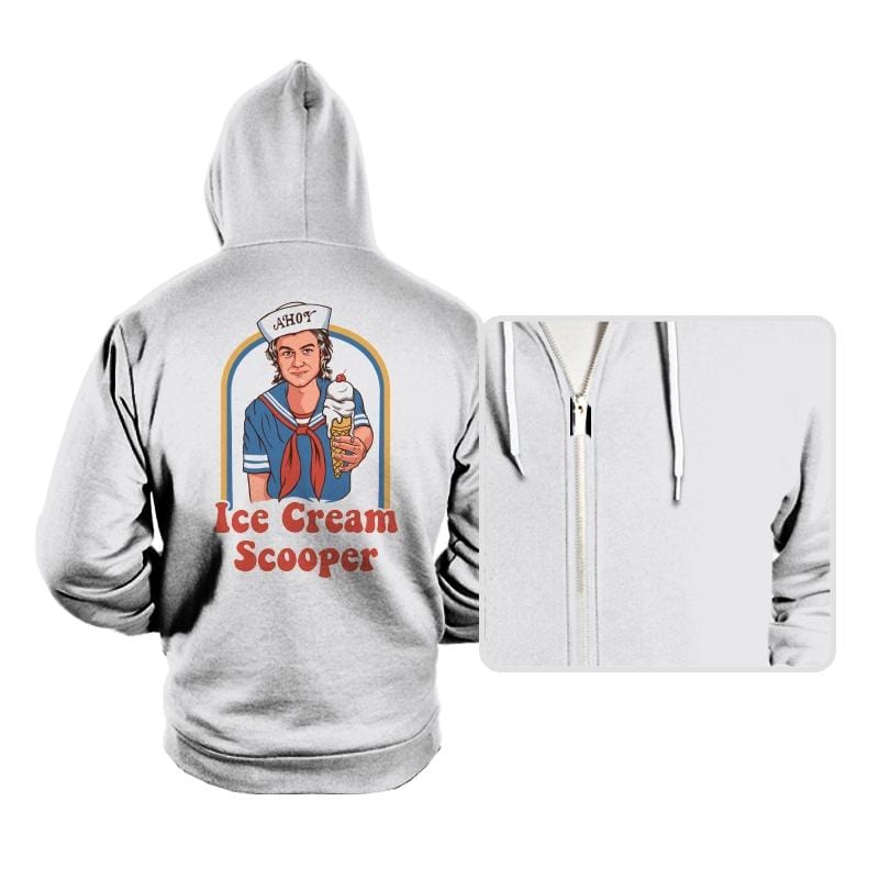 Ice Cream Scooper - Hoodies Hoodies RIPT Apparel Small / White