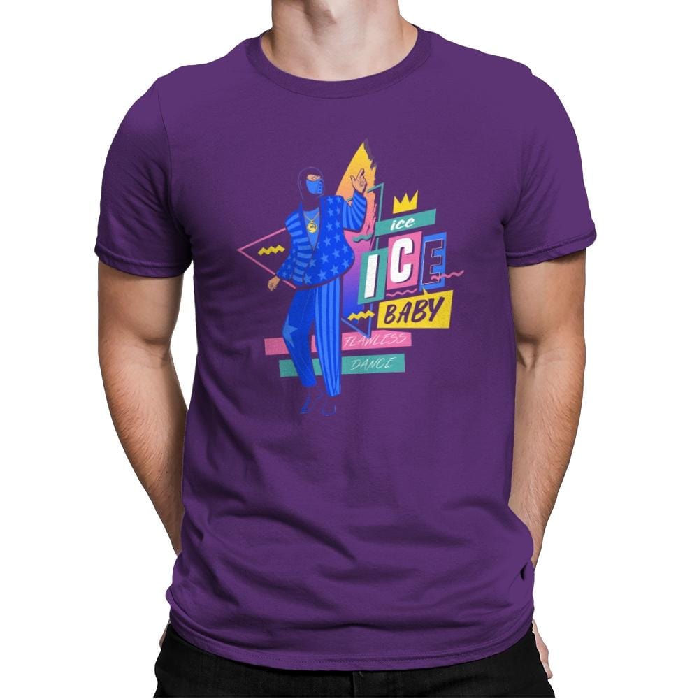 Ice Ice Baby - Mens Premium T-Shirts RIPT Apparel Small / Purple Rush