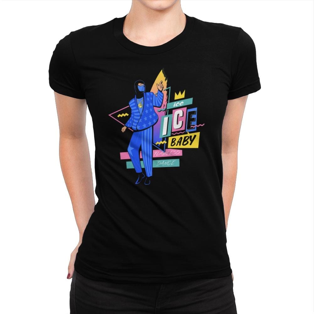 Ice Ice Baby - Womens Premium T-Shirts RIPT Apparel Small / Indigo